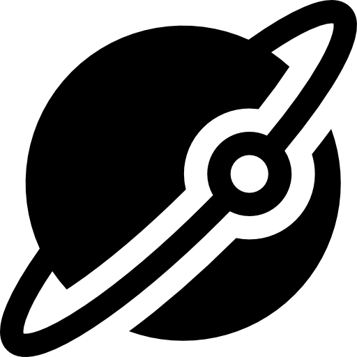 planeta Basic Straight Filled ikona