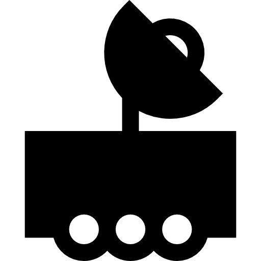 パラボラアンテナ Basic Straight Filled icon