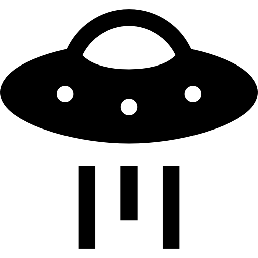 ufo Basic Straight Filled ikona