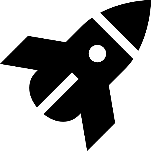 ロケット Basic Straight Filled icon