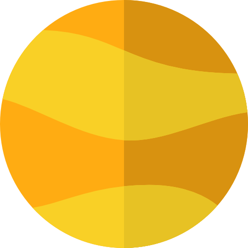 Jupiter Basic Straight Flat icon