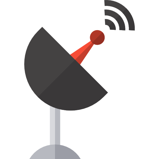 antena satelitarna Basic Straight Flat ikona
