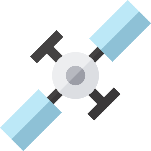 위성 Basic Straight Flat icon