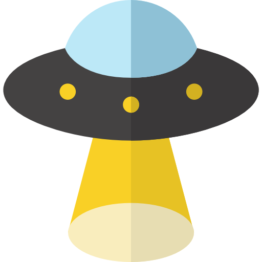 Ufo Basic Straight Flat icon