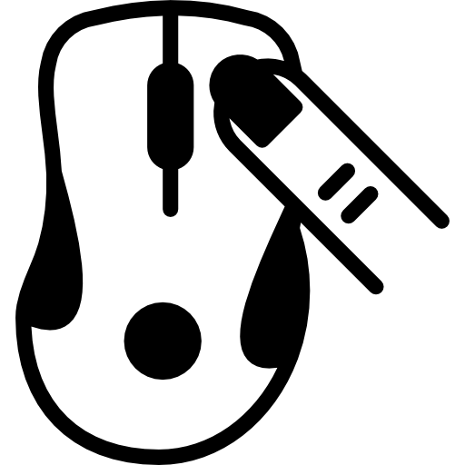 Computer mouse Basic Miscellany Fill icon