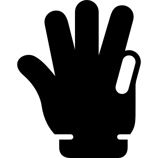 Fingers Basic Miscellany Fill icon