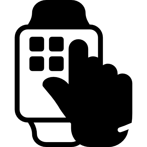 smartwatch Basic Miscellany Fill icon