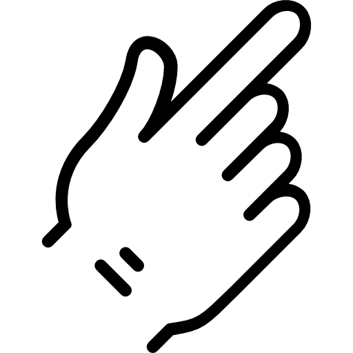 Hand gesture Basic Miscellany Lineal icon