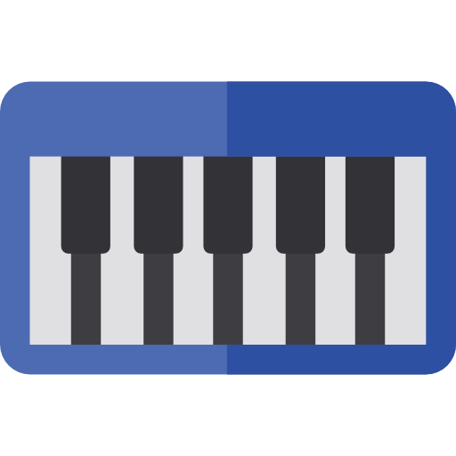 teclado Basic Rounded Flat icono