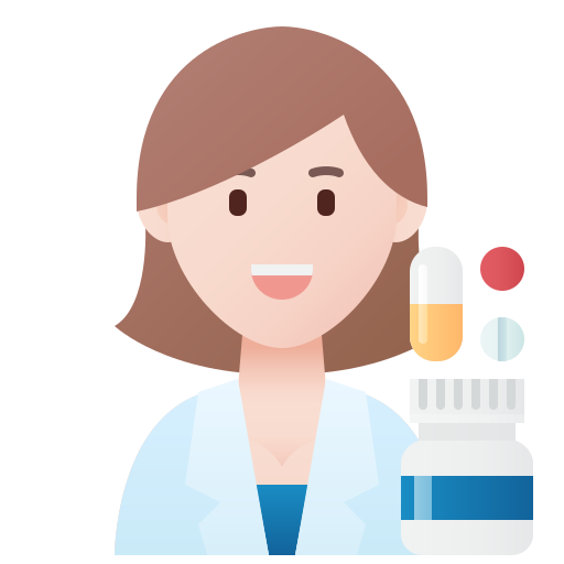 Pharmacist Amethys Design Flat icon