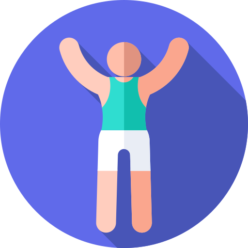 yoga Flat Circular Flat icon