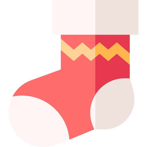 Sock Basic Straight Flat icon