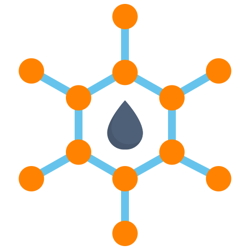 molécules Kosonicon Flat Icône
