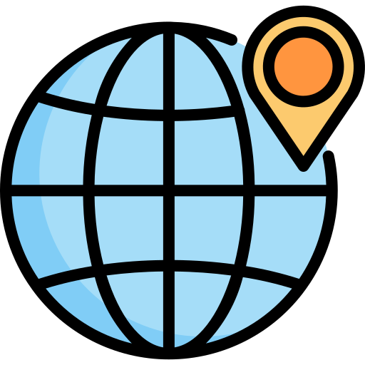 Map location Kosonicon Lineal color icon