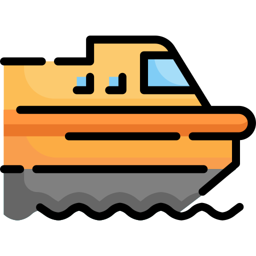 embarcacion Kosonicon Lineal color icono