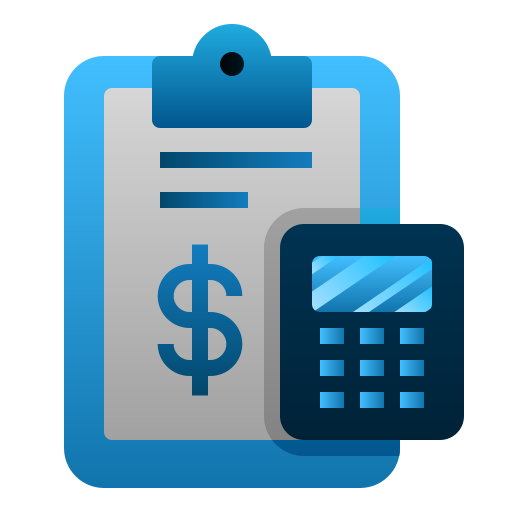 Accounting Andinur Flat Gradient icon