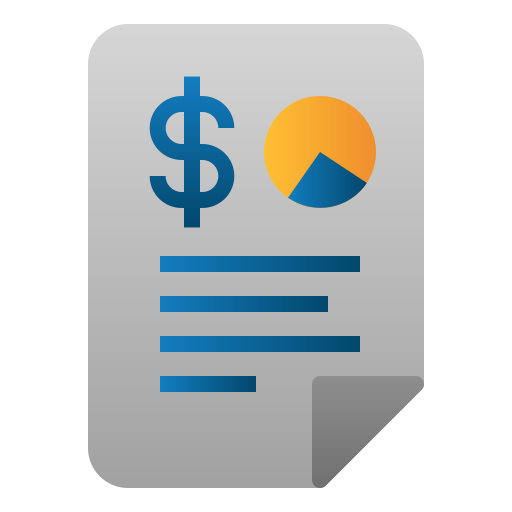 Accounting Andinur Flat Gradient icon