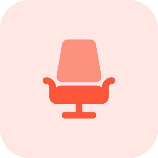 事務用椅子 Pixel Perfect Tritone icon