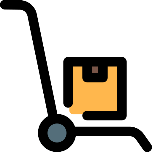 Push cart Pixel Perfect Lineal Color icon