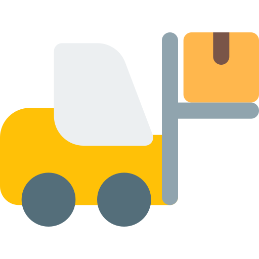 Forklift Pixel Perfect Flat icon
