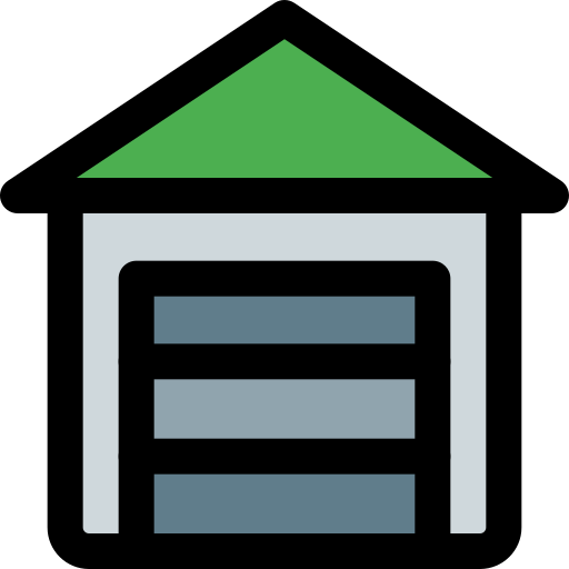 Warehouse Pixel Perfect Lineal Color icon