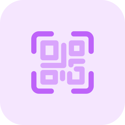 Qr code Pixel Perfect Tritone icon