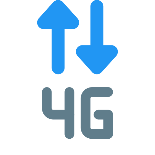 4g Pixel Perfect Flat icoon