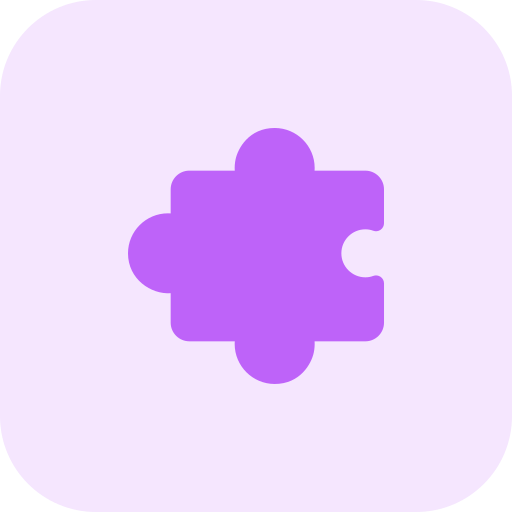 puzzle Pixel Perfect Tritone ikona