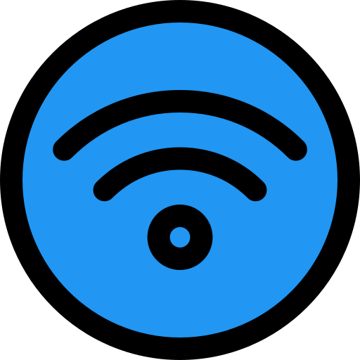 w-lan Pixel Perfect Lineal Color icon