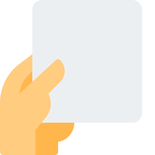 carta gialla Pixel Perfect Flat icona