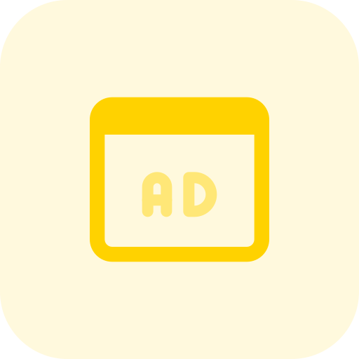 Ads Pixel Perfect Tritone icon