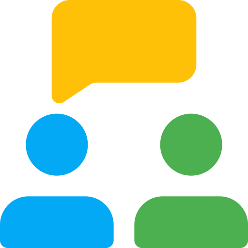 Conversation Pixel Perfect Flat icon