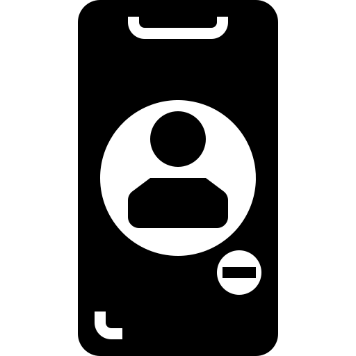 contact Generic Glyph Icône