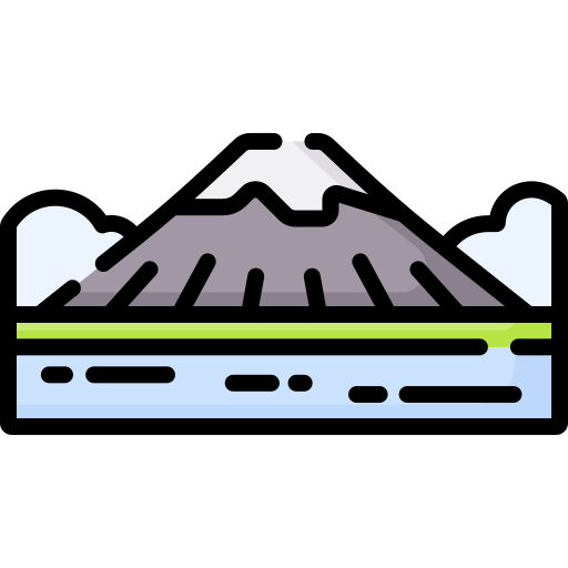 fuji berg Special Lineal color icon