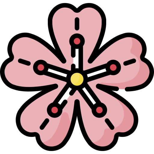 sakura Special Lineal color icona