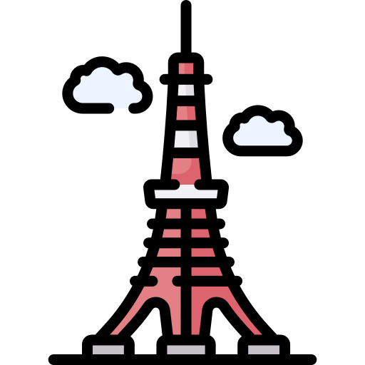 Tokyo tower Special Lineal color icon