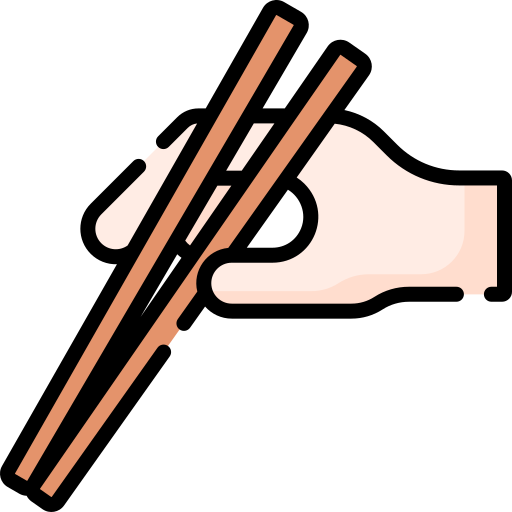 Chopsticks Special Lineal color icon