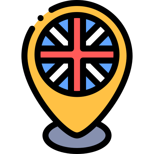 Объединенное Королевство Detailed Rounded Lineal color иконка
