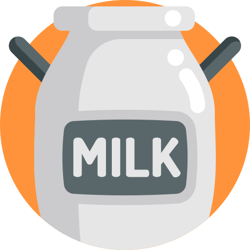 Milk Detailed Flat Circular Flat icon