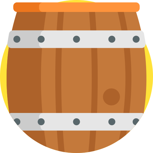 barril Detailed Flat Circular Flat icono