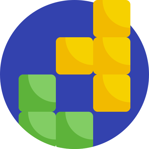 tetris Detailed Flat Circular Flat icona