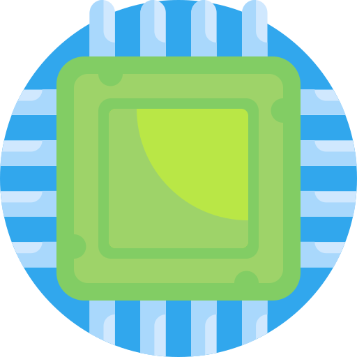 칩 Detailed Flat Circular Flat icon