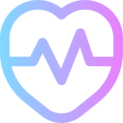 Heartbeat Super Basic Rounded Gradient icon