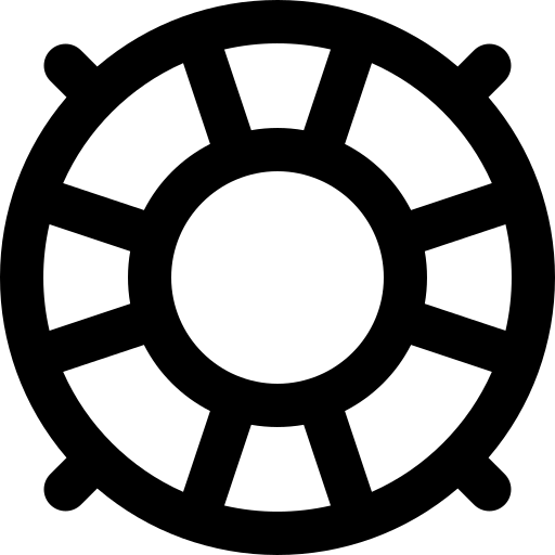 boya salvavidas Super Basic Rounded Lineal icono