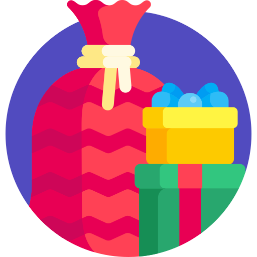 Gifts Detailed Flat Circular Flat icon