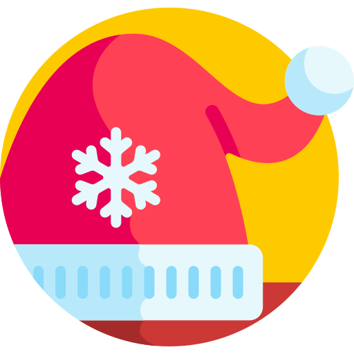 Christmas hat Detailed Flat Circular Flat icon