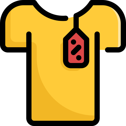 T shirt Generic Outline Color icon
