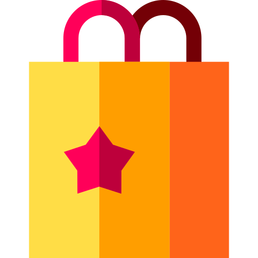 bolsa de regalo Basic Straight Flat icono