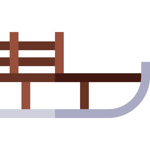 schlitten Basic Straight Flat icon