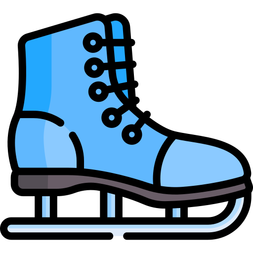 Ice skating Special Lineal color icon